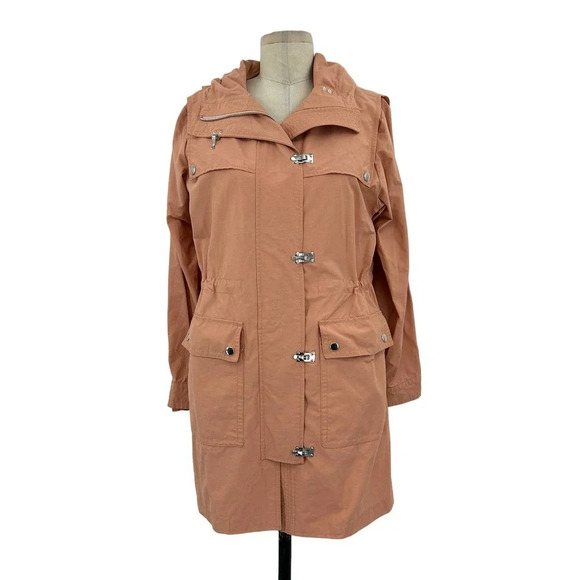 J. Crew Lightweight Utility Jacket in Warm Taupe Pink Size XXS - Picture 2 of 11